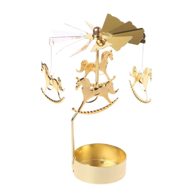 Metal Rotating Candle Holder