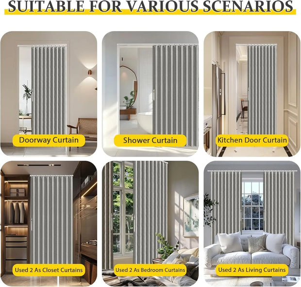 Pleated Door Curtain
