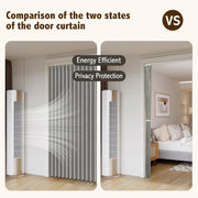 Pleated Door Curtain