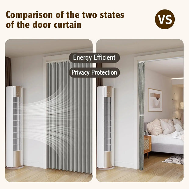 Pleated Door Curtain