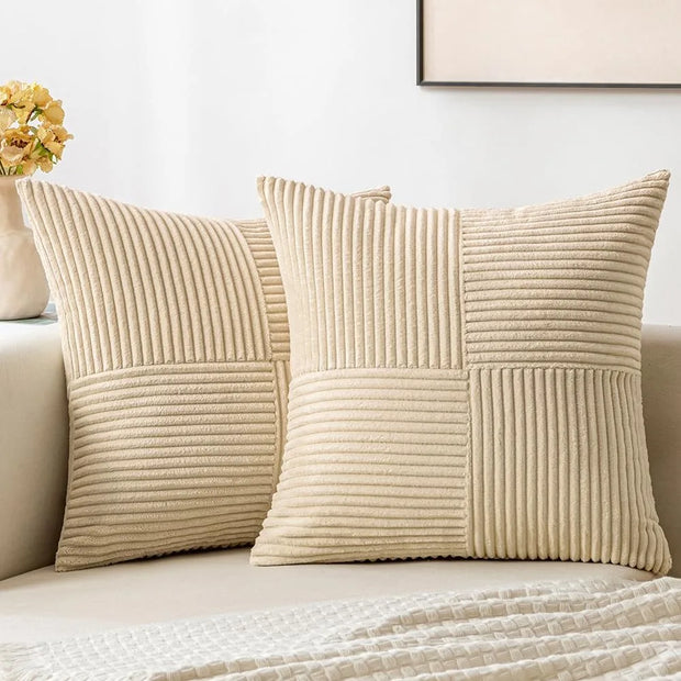 Corduroy Throw Pillow Cover