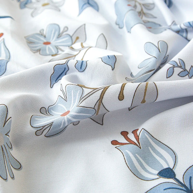 Flower Printed Duvet Cover