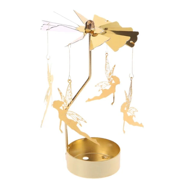 Metal Rotating Candle Holder