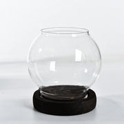 Transparent Glass Candlestick