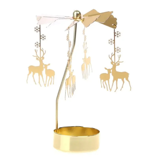 Metal Rotating Candle Holder
