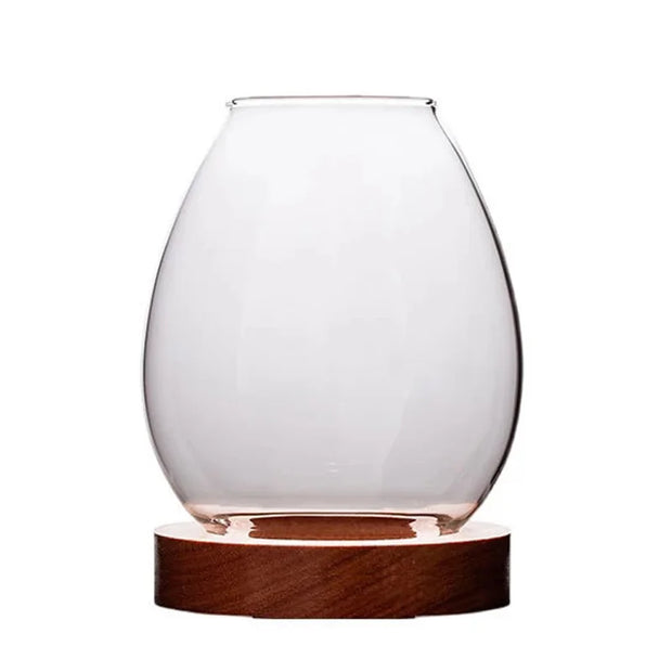 Transparent Glass Candlestick