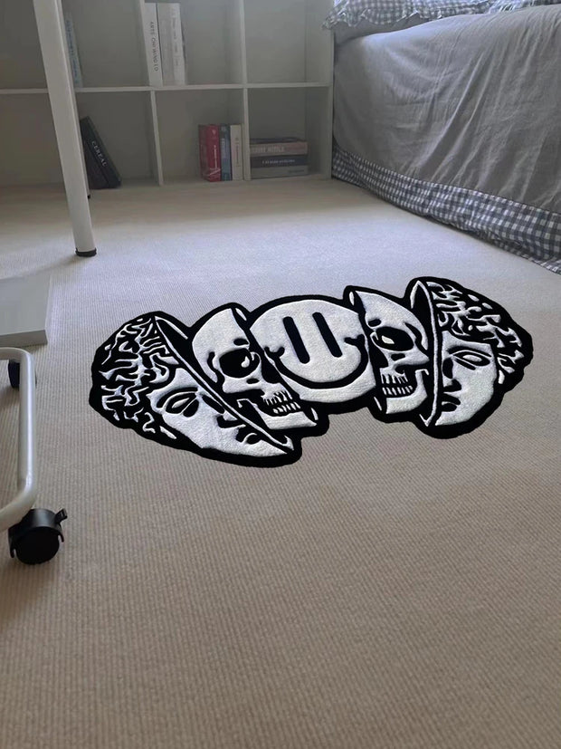 Funny Skull Rug