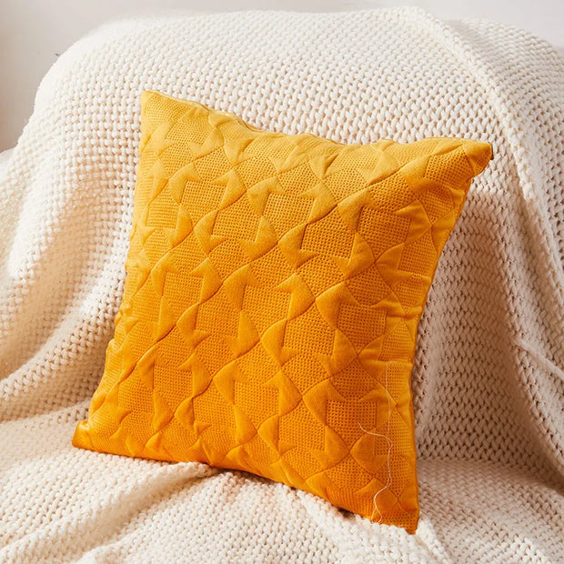 Vintage Knitted Cushion Cover