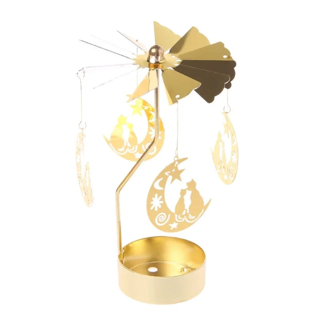 Metal Rotating Candle Holder