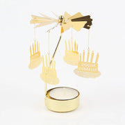 Metal Rotating Candle Holder