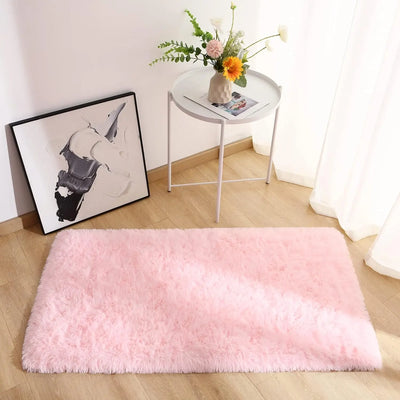Simple Ins Style Silk Wool Floor Carpet Soft Comfortable Warm Cloakroom