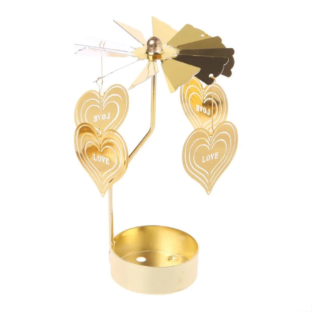 Metal Rotating Candle Holder