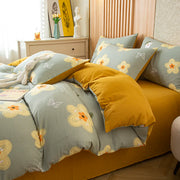 Flower Printed Duvet Cover