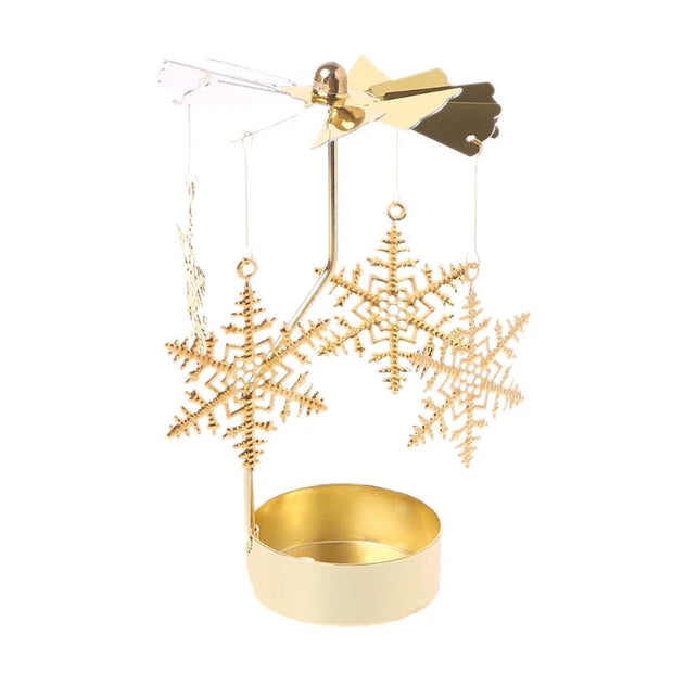 Metal Rotating Candle Holder
