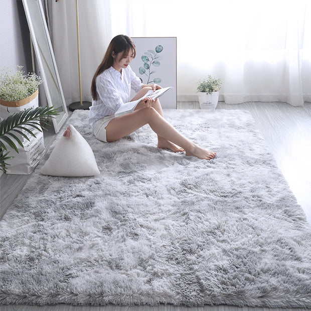 Plush Carpet Thick Bedroom Carpets Anti Slip Soft Rugs Large Rugs