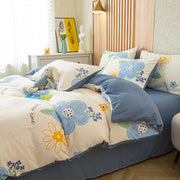 Flower Printed Duvet Cover
