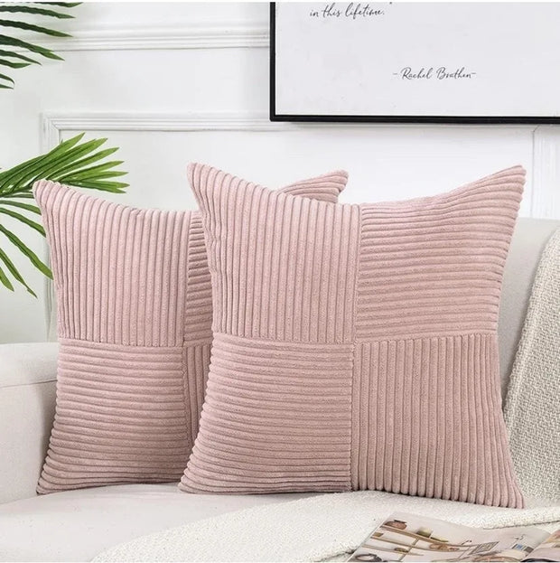 Corduroy Throw Pillow Cover