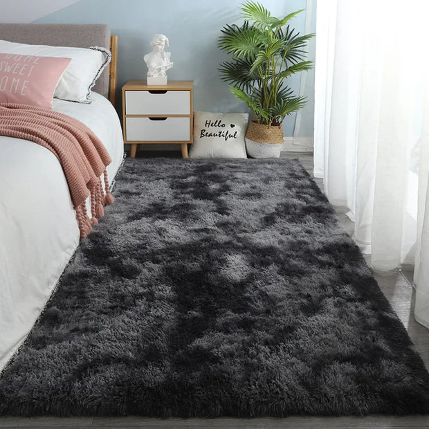 Plush Carpet Thick Bedroom Carpets Anti Slip Soft Rugs Large Rugs