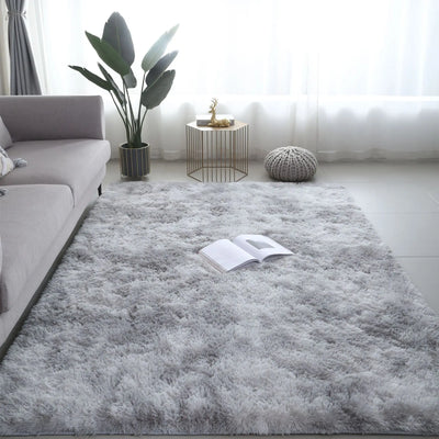 Plush Carpet Thick Bedroom Carpets Anti Slip Soft Rugs Large Rugs