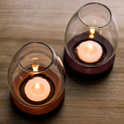Transparent Glass Candlestick