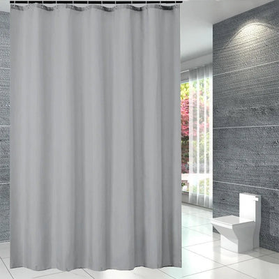 Waterproof Shower Curtain Mildew Bathroom Solid Curtain Wave Window