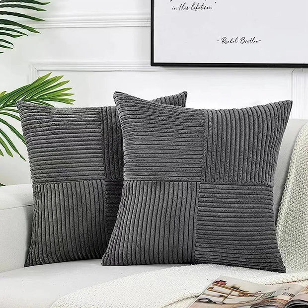 Corduroy Throw Pillow Cover
